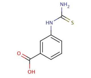 1-(3-Carboxyphenyl)-2-thiourea (CAS 37182-75-5) - chemical structure image