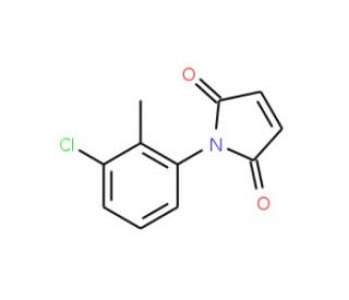 1-(3-Chloro-2-methyl-phenyl)-pyrrole-2,5-dione (CAS 58670-25-0) - chemical structure image
