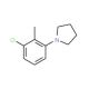 1-(3-Chloro-2-methylphenyl)pyrrolidine (CAS 1020253-09-1) - chemical structure image