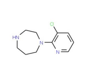1-(3-Chloro-2-pyridyl)homopiperazine (CAS 902837-06-3) - chemical structure image