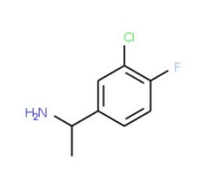 1-(3-chloro-4-fluorophenyl)ethan-1-amine - chemical structure image