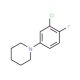 1-(3-Chloro-4-fluorophenyl)piperidine (CAS 1033201-89-6) - chemical structure image
