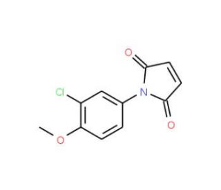 1-(3-Chloro-4-methoxy-phenyl)-pyrrole-2,5-dione - chemical structure image