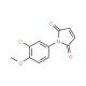 1-(3-Chloro-4-methoxy-phenyl)-pyrrole-2,5-dione - chemical structure image