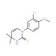 1-(3-Chloro-4-methoxyphenyl)-4,4-dimethyl-1,4-dihydropyrimidine-2-thiol - chemical structure image