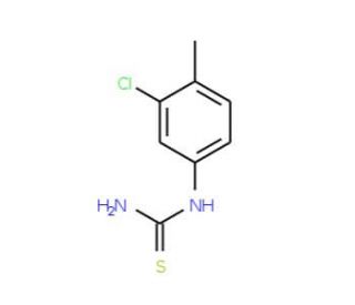 1-(3-Chloro-4-methylphenyl)-2-thiourea (CAS 117174-84-2) - chemical structure image