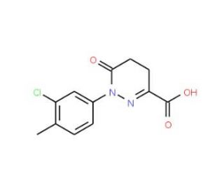 1-(3-chloro-4-methylphenyl)-6-oxo-1,4,5,6-tetrahydropyridazine-3-carboxylic acid - chemical structure image