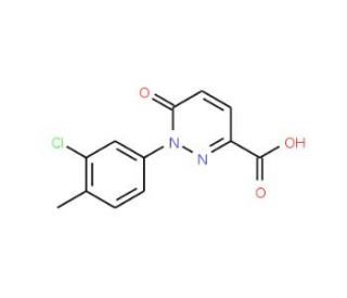 1-(3-chloro-4-methylphenyl)-6-oxo-1,6-dihydropyridazine-3-carboxylic acid - chemical structure image