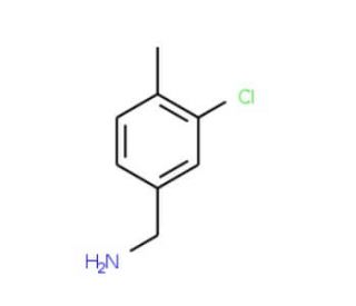 1-(3-Chloro-4-methylphenyl)methanamine (CAS 67952-93-6) - chemical structure image