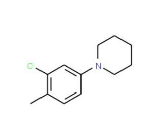 1-(3-Chloro-4-methylphenyl)piperidine (CAS 1000339-31-0) - chemical structure image