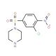 1-(3-Chloro-4-nitro-benzenesulfonyl)-piperazine - chemical structure image