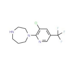 1-(3-Chloro-5-trifluoromethyl-2-pyridyl)homopiperazine (CAS 231953-40-5) - chemical structure image