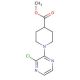 1-(3-Chloro-pyrazin-2-yl)-piperidine-4-carboxylic acid methyl ester - chemical structure image