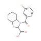 1-(3-chlorobenzoyl)octahydro-1H-indole-2-carboxylic acid - chemical structure image