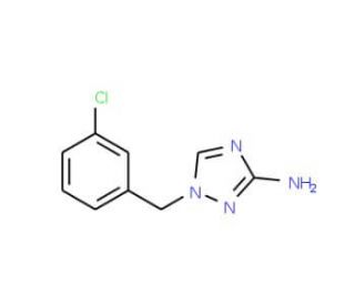 1-(3-chlorobenzyl)-1H-1,2,4-triazol-3-amine - chemical structure image