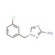 1-(3-chlorobenzyl)-1H-1,2,4-triazol-3-amine - chemical structure image