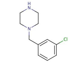 1-(3-Chlorobenzyl)piperazine (CAS 23145-91-7) - chemical structure image