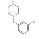 1-(3-Chlorobenzyl)piperazine (CAS 23145-91-7) - chemical structure image