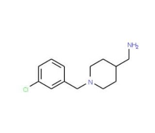 [1-(3-Chlorobenzyl)piperidin-4-yl]methylamine - chemical structure image