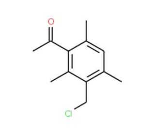 1-[3-(chloromethyl)-2,4,6-trimethylphenyl]ethanone - chemical structure image