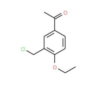 1-(3-Chloromethyl-4-ethoxy-phenyl)-ethanone (CAS 78927-73-8) - chemical structure image