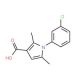 1-(3-chlorophenyl)-2,5-dimethyl-1H-pyrrole-3-carboxylic acid - chemical structure image
