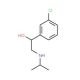 1-(3-Chlorophenyl)-2-(isopropylamino)ethanol (CAS 23299-18-5) - chemical structure image
