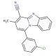 1-(3-chlorophenyl)-3-methylpyrido[1,2-a]benzimidazole-4-carbonitrile - chemical structure image