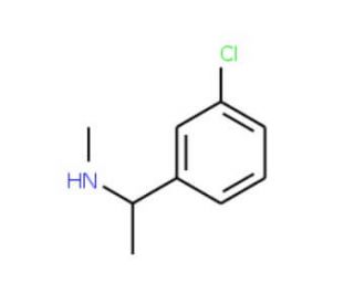 [1-(3-chlorophenyl)ethyl](methyl)amine - chemical structure image