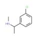 [1-(3-chlorophenyl)ethyl](methyl)amine - chemical structure image