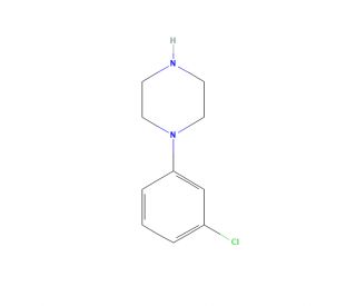 1-(3-Chlorophenyl)piperazine (CAS 6640-24-0) - chemical structure image