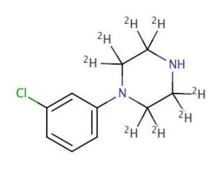1-(3-Chlorophenyl)piperazine-d8 - chemical structure image