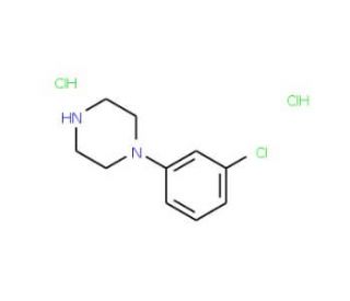1-(3-Chlorophenyl)piperazine dihydrochloride (CAS 51639-49-7) - chemical structure image