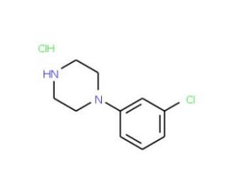 1-(3-Chlorophenyl)piperazine monohydrochloride (CAS 13078-15-4) - chemical structure image