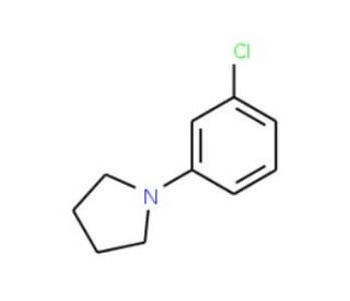1-(3-Chlorophenyl)pyrrolidine (CAS 88154-24-9) - chemical structure image