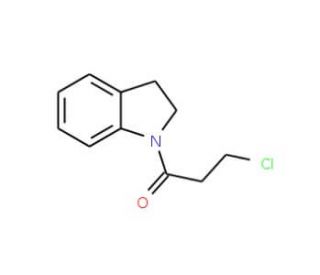 1-(3-chloropropanoyl)indoline (CAS 64140-62-1) - chemical structure image