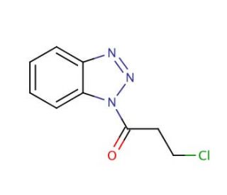 1-(3-Chloropropionyl)-1H-benzotriazole (CAS 304660-39-7) - chemical structure image