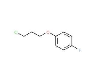 1-(3-Chloropropoxy)-4-fluorobenzene (CAS 1716-42-3) - chemical structure image