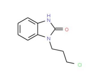 1-(3-Chloropropyl)-1,3-dihydro-2H-benzimidazol-2-one (CAS 62780-89-6) - chemical structure image