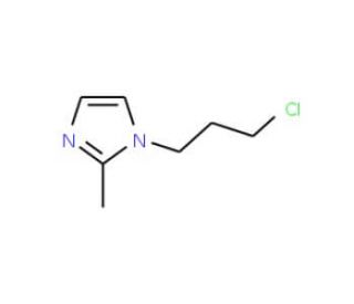 1-(3-chloropropyl)-2-methyl-1H-imidazole (CAS 136609-54-6) - chemical structure image