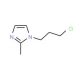 1-(3-chloropropyl)-2-methyl-1H-imidazole (CAS 136609-54-6) - chemical structure image