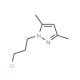 1-(3-chloropropyl)-3,5-dimethyl-1H-pyrazole - chemical structure image
