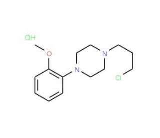 1-(3-Chloropropyl)-4-(2-methoxyphenyl)-piperazine hydrochloride (CAS 21279-77-6) - chemical structure image