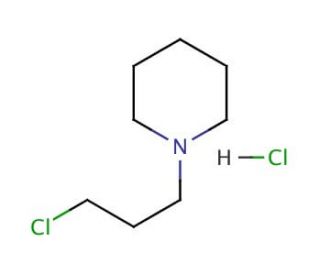 1-(3-Chloropropyl)piperidine monohydrochloride (CAS 5472-49-1) - chemical structure image