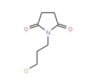 1-(3-Chloropropyl)pyrrolidine-2,5-dione (CAS 116445-61-5) - chemical structure image
