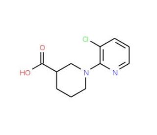 1-(3-chloropyridin-2-yl)piperidine-3-carboxylic acid - chemical structure image