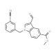 1-(3-Cyano-benzyl)-3-formyl-1H-indole-5-carboxylic acid methyl ester (CAS 925889-73-2) - chemical structure image