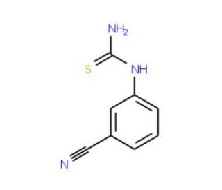 1-(3-Cyanophenyl)-2-thiourea (CAS 41835-08-9) - chemical structure image