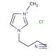 1-(3-Cyanopropyl)-3-methylimidazolium chloride (CAS 683224-96-6) - chemical structure image