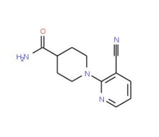 1-(3-Cyanopyridin-2-yl)piperidine-4-carboxamide - chemical structure image